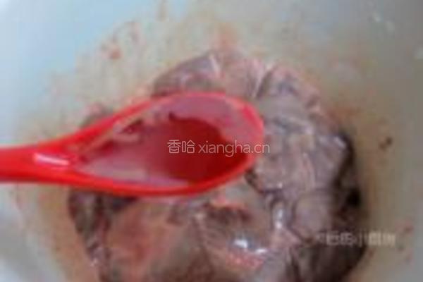 黑椒茄汁猪肝的做法图解5