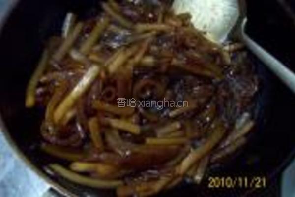 蒜皮粉条烧萝卜的做法图解20