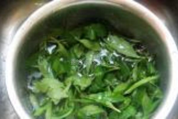 马兰头拌鸡蛋的做法图解2