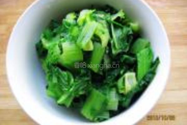 小白菜炖鲅鱼的做法图解2