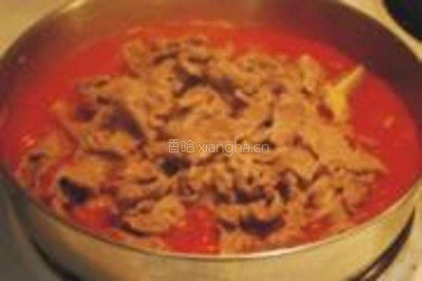 番茄酱煮牛肉的做法图解7