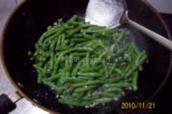 清炒蒜蓉四季豆的做法图解6