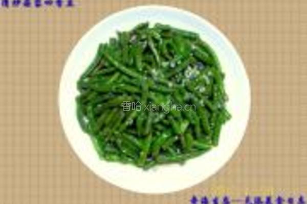 清炒蒜蓉四季豆的做法图解8