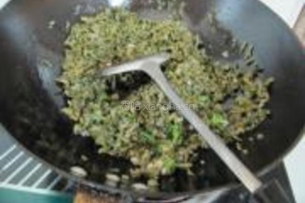 炒苦菜苔的做法图解4