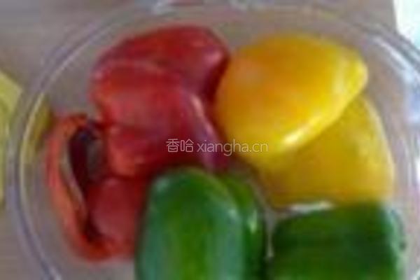 烤彩椒沙拉的做法图解3