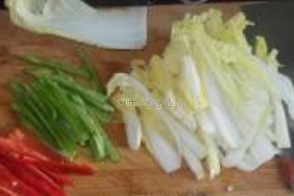 双辣炒娃娃菜的做法图解2