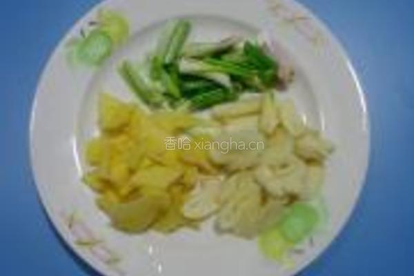 尖椒爆鸭块的做法图解3