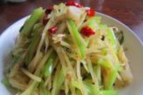 芹菜炒土豆丝的做法图解11