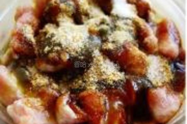 粽香黄米肉的做法图解2