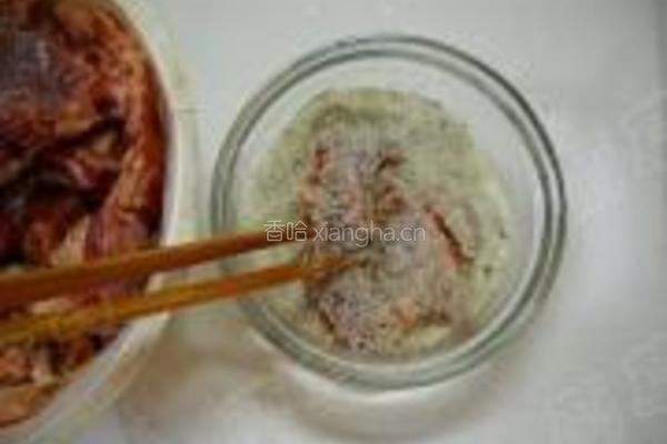 干豆角粉蒸腐乳肉的做法图解8