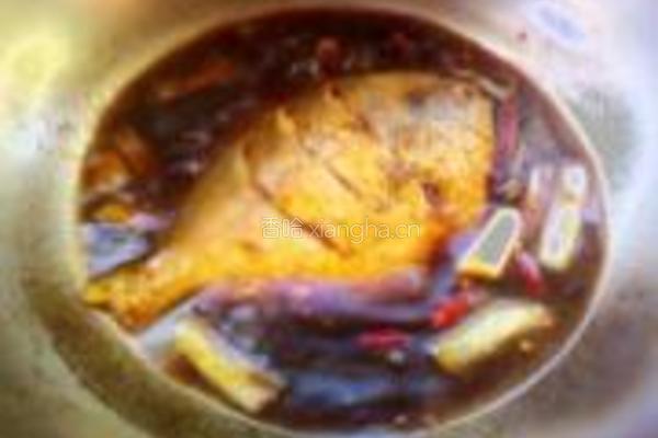 红烧鲳鱼的做法图解4