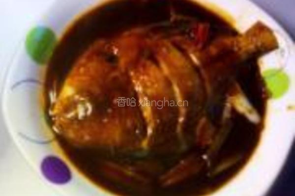 红烧鲳鱼的做法图解5