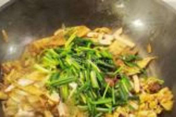 腊肉豆干炒藠头的做法图解10