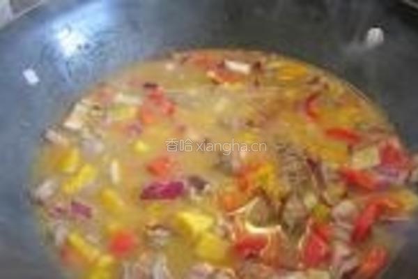 咖喱牛肉煮意粉的做法图解10