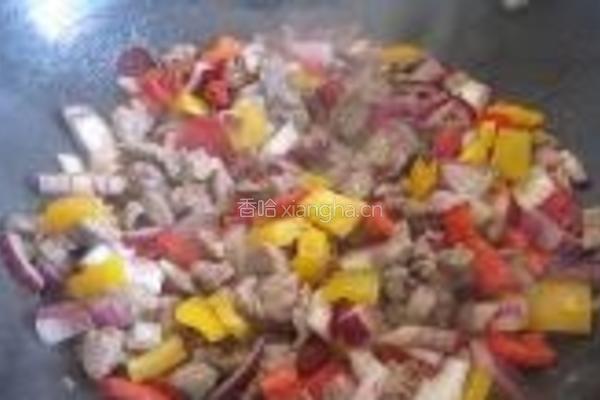 咖喱牛肉煮意粉的做法图解9