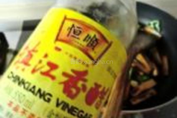 青椒炒香干的做法图解7
