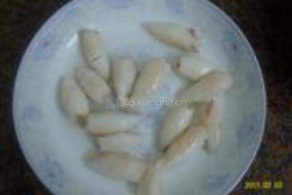 豉香酿鱿鱼的做法图解1