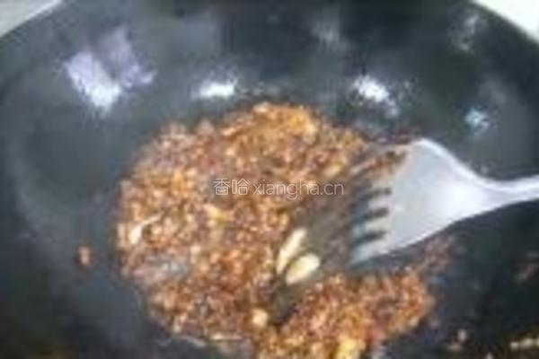 酱香肉末烧茄子的做法图解4
