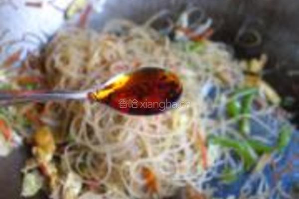 红油鸡蛋炒米粉的做法图解10