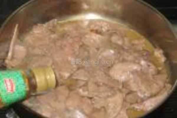 青蒜炒羊肝的做法图解5