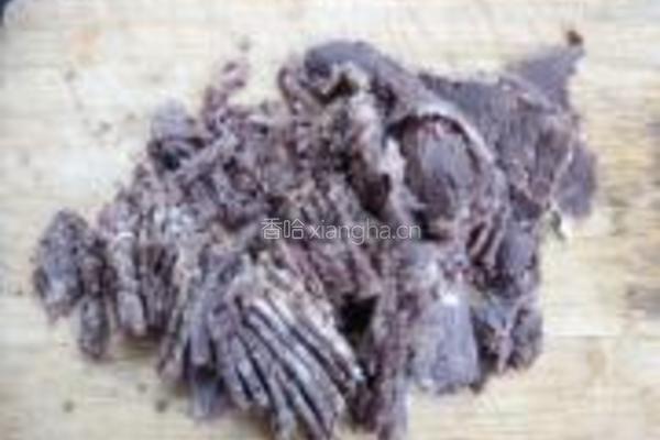 黑豆苗炒牛肉的做法图解3