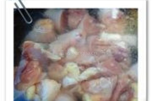 卤蛋栗子鸡的做法图解3
