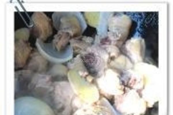 卤蛋栗子鸡的做法图解6
