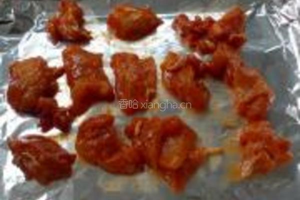 口蘑彩椒鸡腿披萨的做法图解3