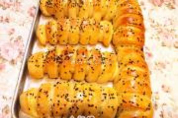 肉松毛毛虫面包的做法图解15