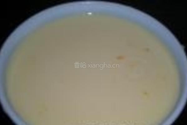 姜汁鲜奶炖蛋的做法图解8