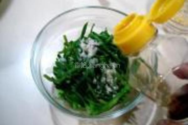 红油凉拌扁豆丝的做法图解4