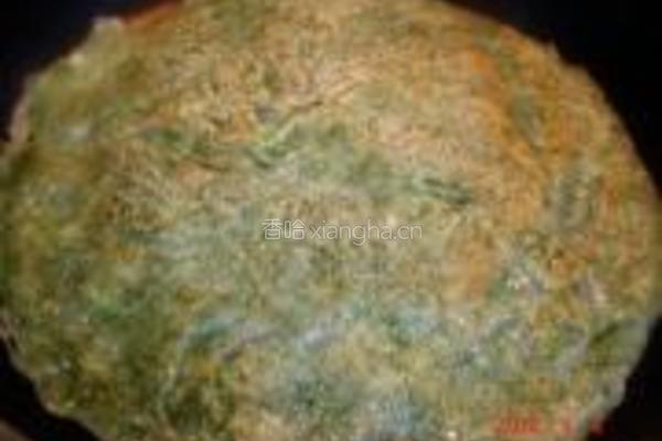 茴香煎饼的做法图解4