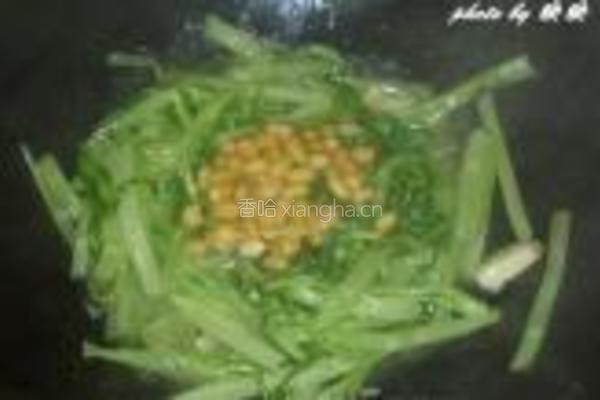 普宁豆酱炒空心菜的做法图解6