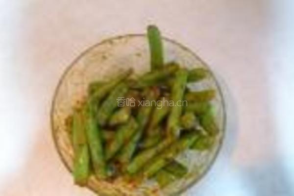 干煸四季豆的做法图解5