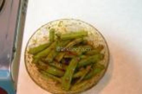 干煸四季豆的做法图解6