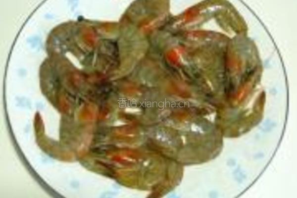 香菇炒虾的做法图解1