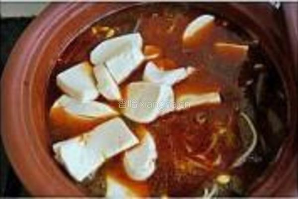 炖红白豆腐的做法图解7