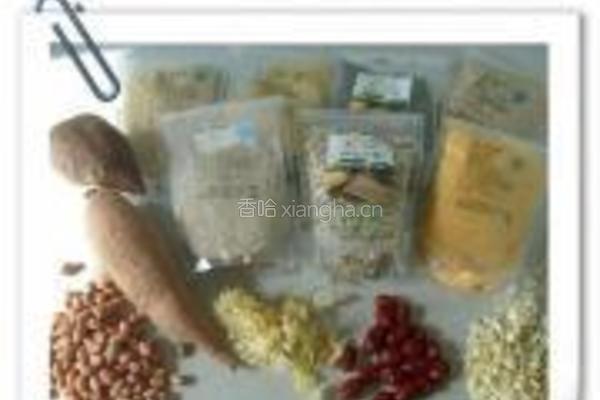 红薯杂粮粥的做法图解1