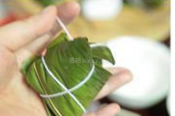 火龙果粽子的做法图解8
