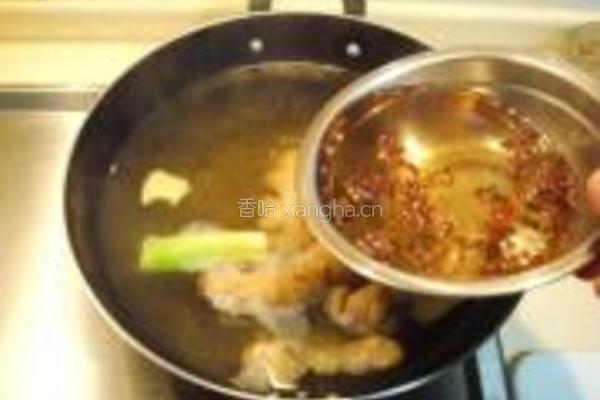 溜干煎肥肠的做法图解6