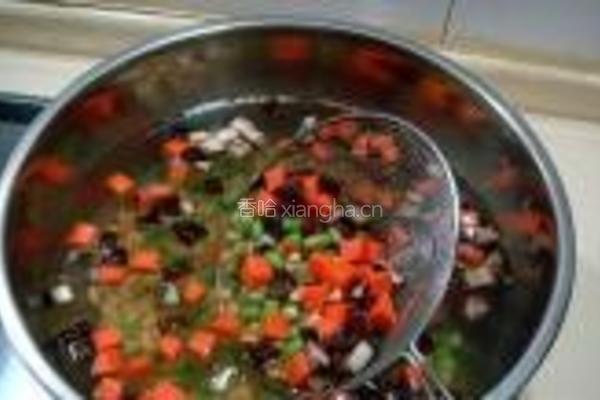 豆炒什锦的做法图解4