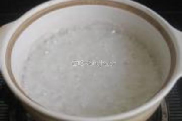 石榴花糯米粥的做法图解3