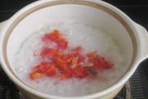 石榴花糯米粥的做法图解4