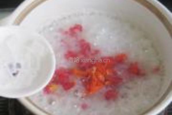 石榴花糯米粥的做法图解5
