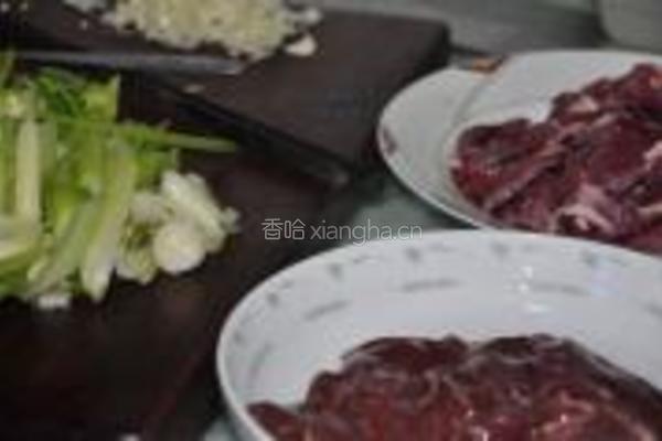 蒜香心肝的做法图解2
