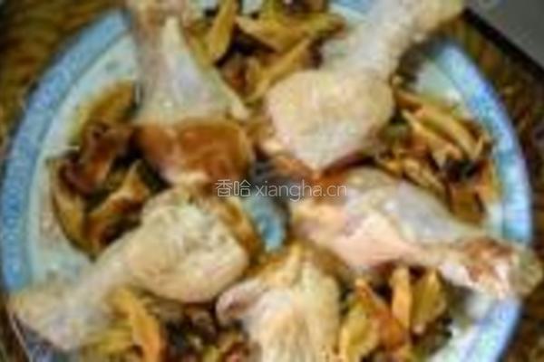 香菇蒸鸡腿的做法图解7