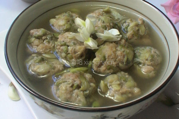 槐花肉丸汤