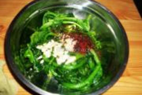 凉拌西洋菜的做法图解4
