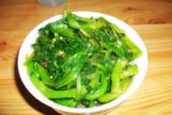 凉拌西洋菜的做法图解5