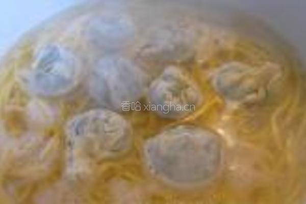 白菜素云吞面的做法图解5